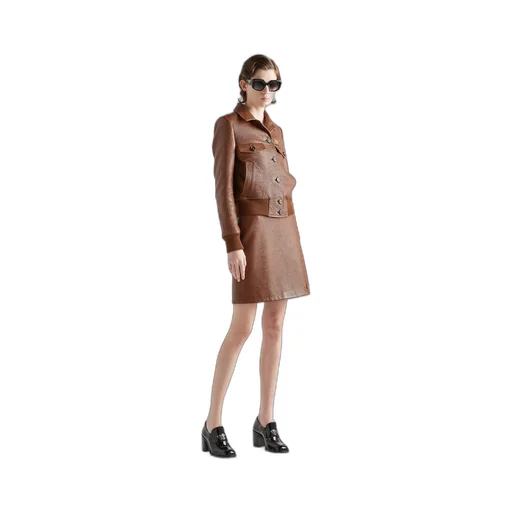 Nappa leather jacket