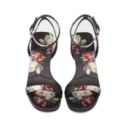 Satin sandals