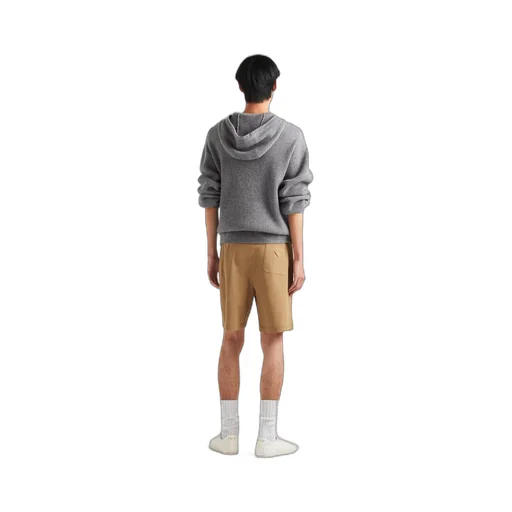 Cashmere knit hoodie