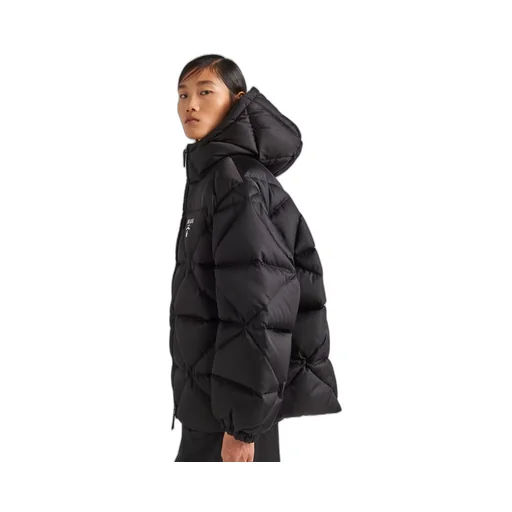 Oversized Re-Nylon Gabardine down jacket