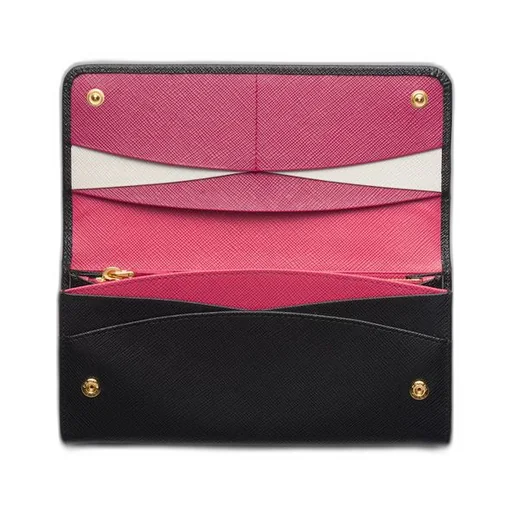 Large Saffiano Leather Wallet