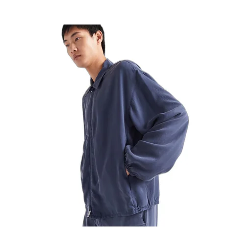 Silk blouson jacket