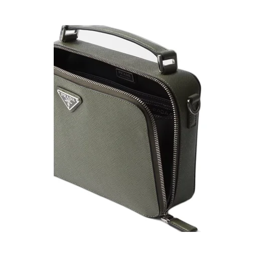 Medium Prada Brique Saffiano leather bag