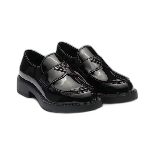 Patent leather loafers