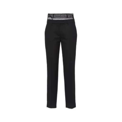 Wool and crinoline pants