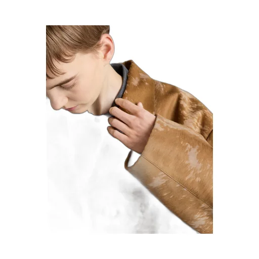Leather coat