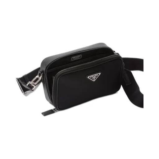 Prada Brique Re-Nylon and Saffiano leather bag