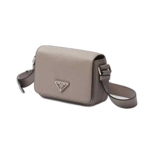 Saffiano leather shoulder bag