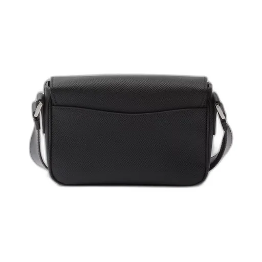 Saffiano leather shoulder bag