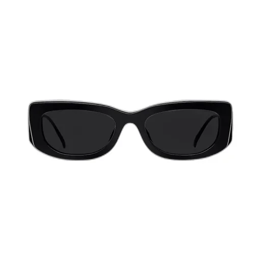 Sunglasses with triangle logo