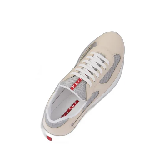 Prada America's Cup patent leather and bike fabric sneakers