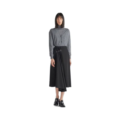 Cashmere and wool turtleneck sweater
