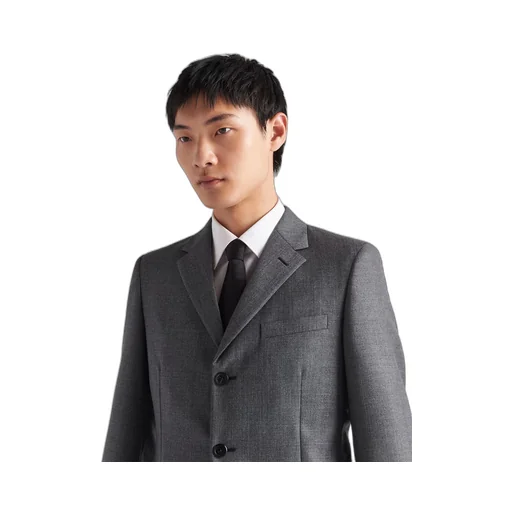 Single-breasted wool suit