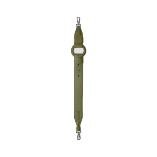 Printed Saffiano leather shoulder strap