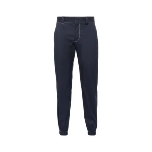 Stretch poplin pants