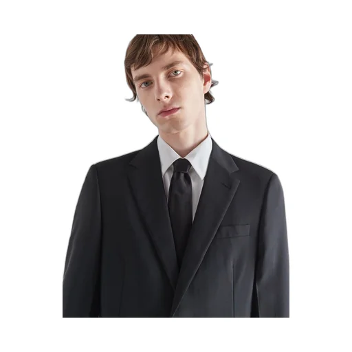 Single Breasted Wool And Mohair Suit
