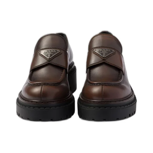 Leather loafers