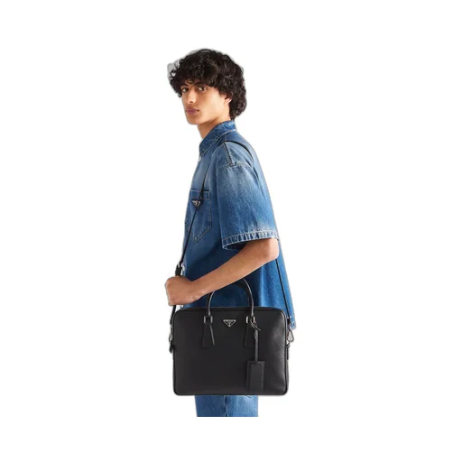 Saffiano Leather Work Bag