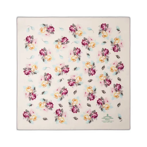 Printed silk twill scarf