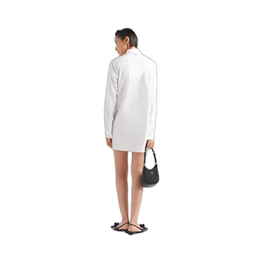 Poplin mini shirtdress