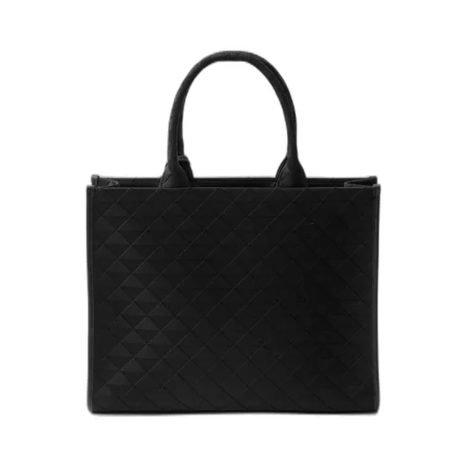 Prada Symbole large embroidered fabric bag