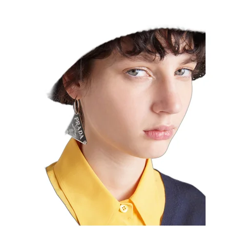 Prada Symbole pendant right earring
