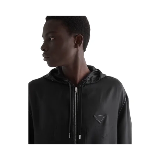 Silk blouson jacket