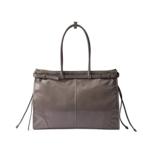 Large leather handbag