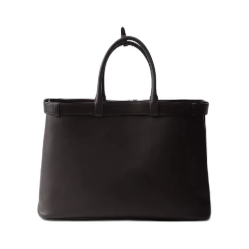 Prada Buckle leather bag with belt