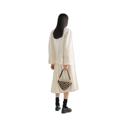 Single-breasted kid mohair jacket