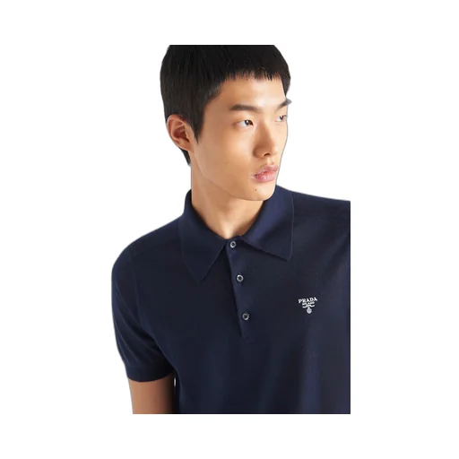 Cashmere polo shirt