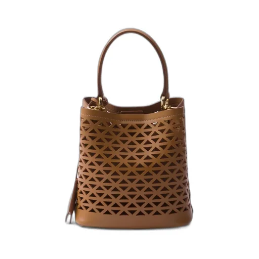 Prada Panier leather mini-bag with cut-out motif