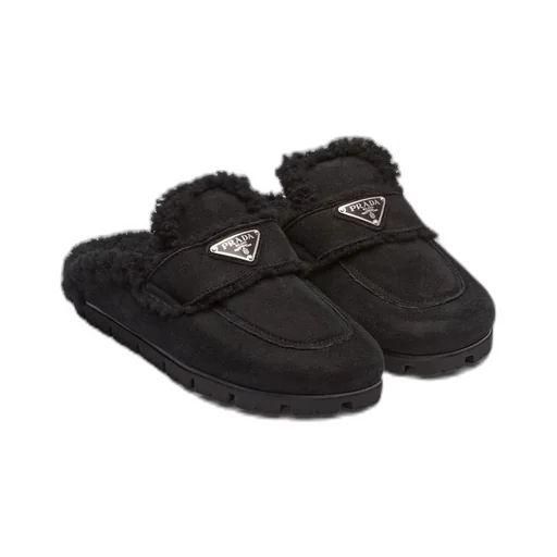 Shearling slippers