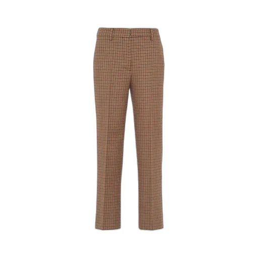Houndstooth check pants