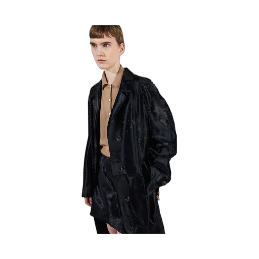 Leather coat