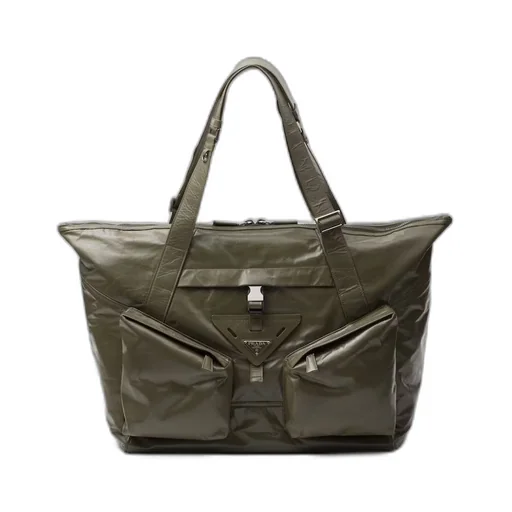 Leather travel bag
