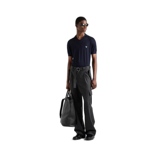 Cashmere polo shirt