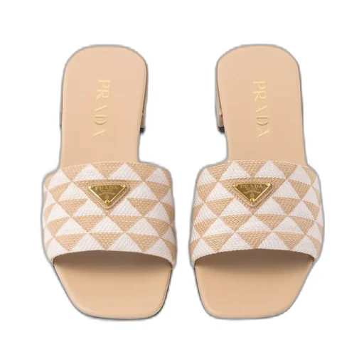 Embroidered fabric slides