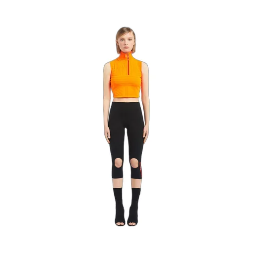 Polyester cut-out leggings