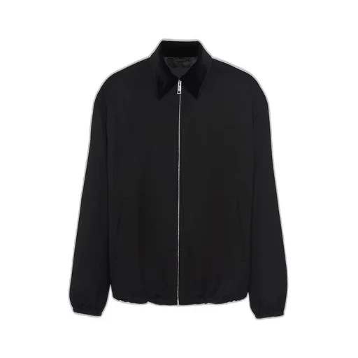 Wool blouson jacket