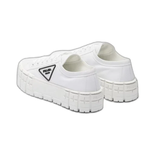 Double Wheel Re-Nylon gabardine sneakers