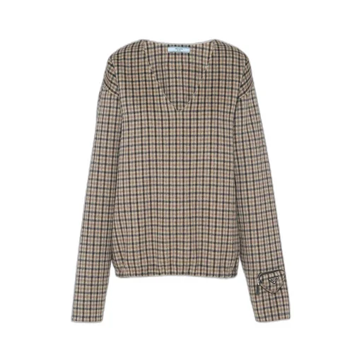 Cashgora check top