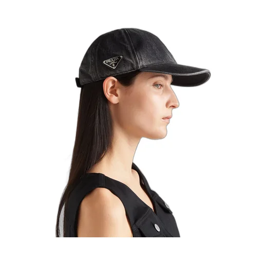 Denim baseball cap