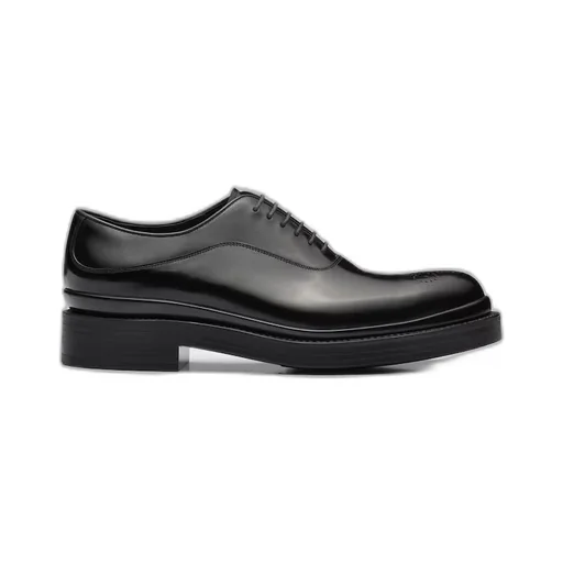 Brushed Leather Oxford Shoes