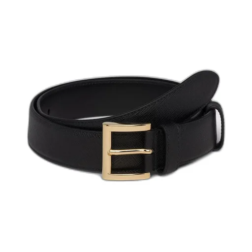 Saffiano Leather Belt