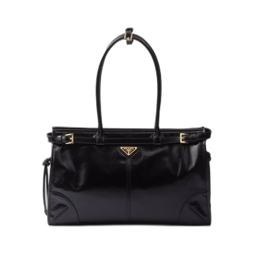 Large leather handbag