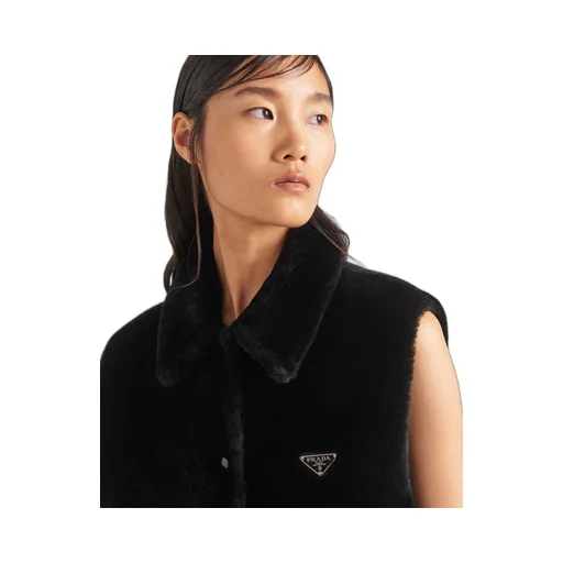 Shearling vest