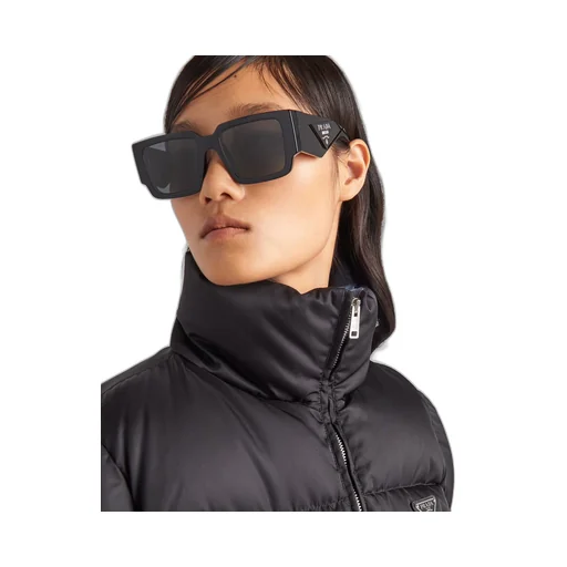 Re-Nylon cropped down jacket