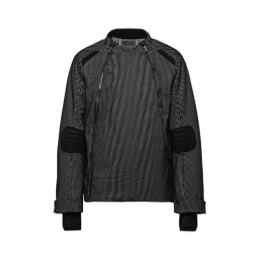 Reflective fabric ski jacket