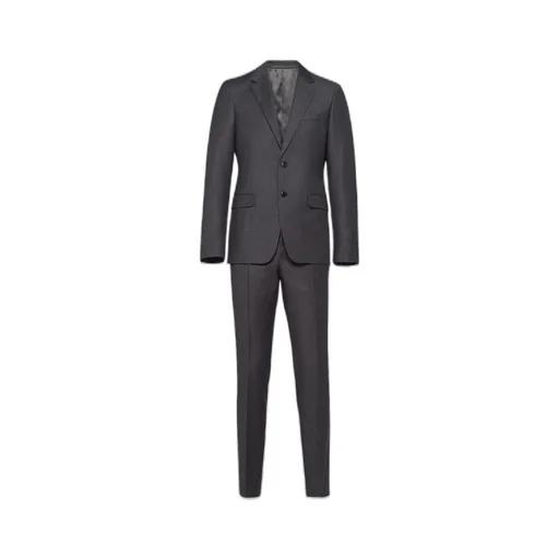 Single-breasted wool suit